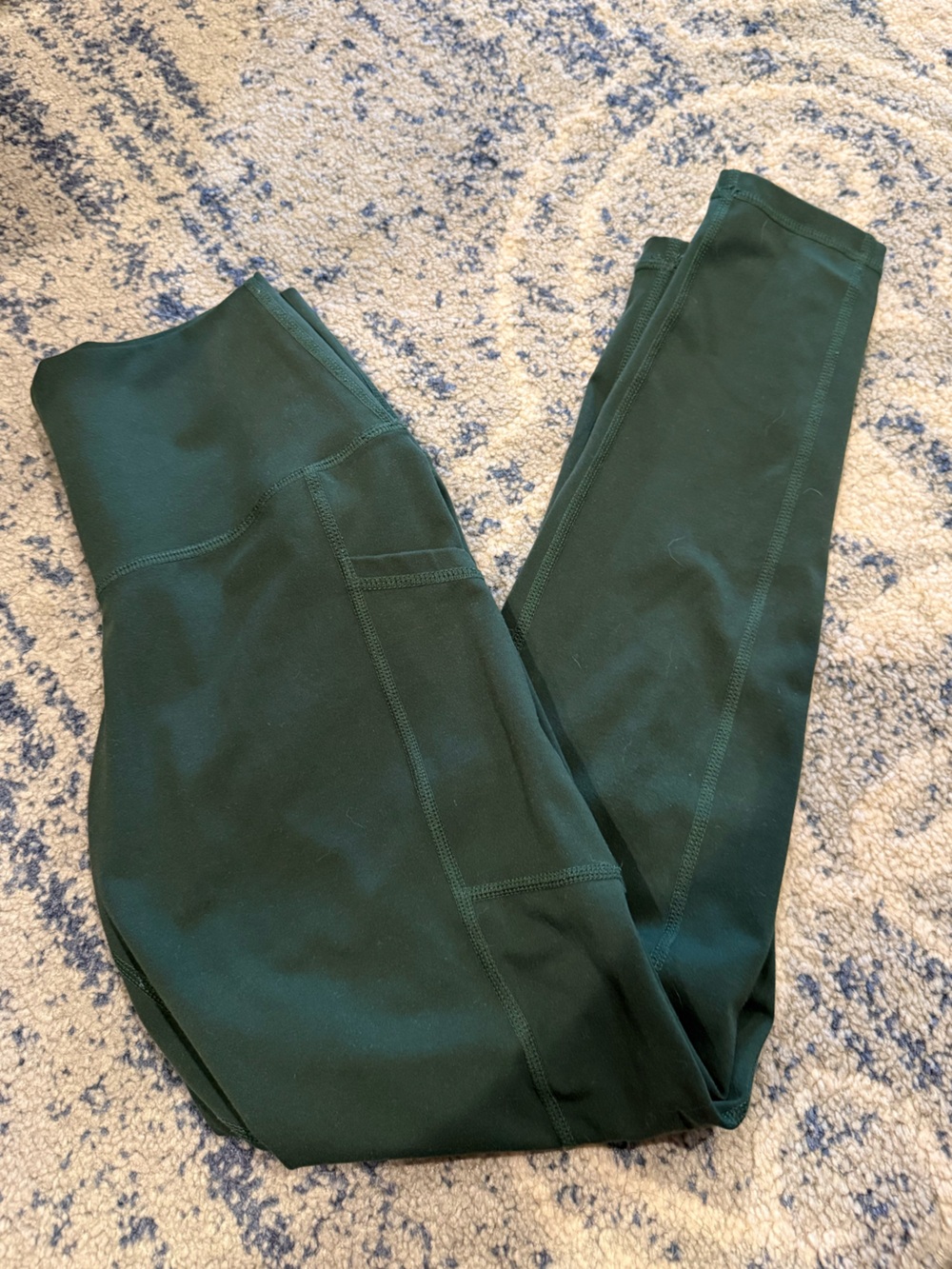 Women’s colorfulkoala Dark Green Active Leggings small